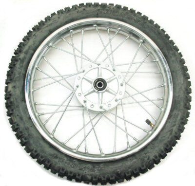14" Dirt Bike Front Wheel Assembly